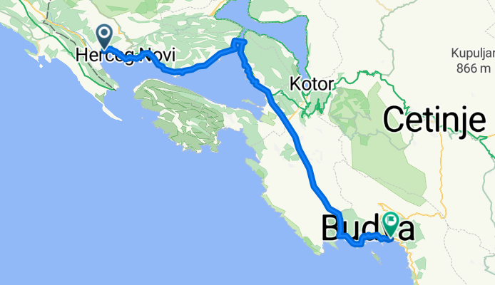 Cicloviaggio 2016 /2: Igalo - Budva