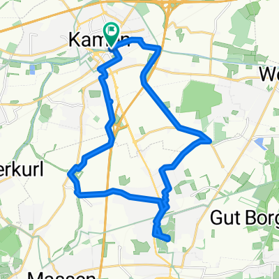 Kamen - Unna(Biergarten) - Kamen