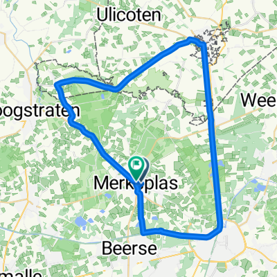 RODE WEG BELS LIJNTJ