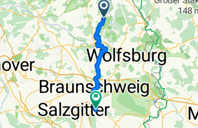 Route in der Bikemap App öffnen