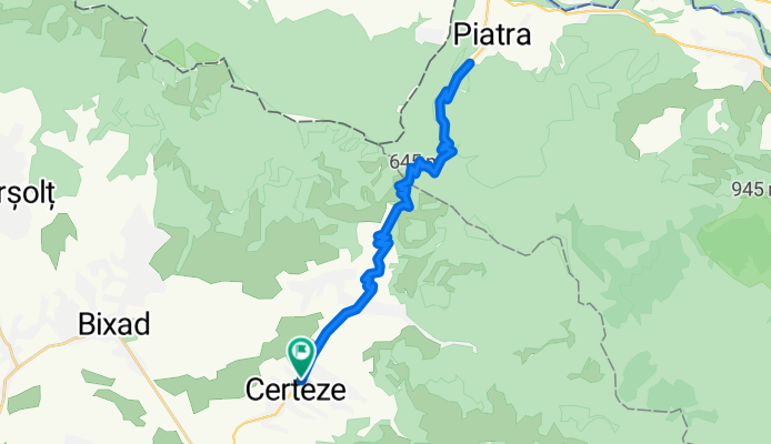 Certeze - Sus la Huta -Piatra și retur Certeze