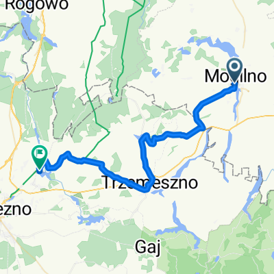 Po 10.8. Mogilno Orchol, nocleh u jezera Strzyzewskie