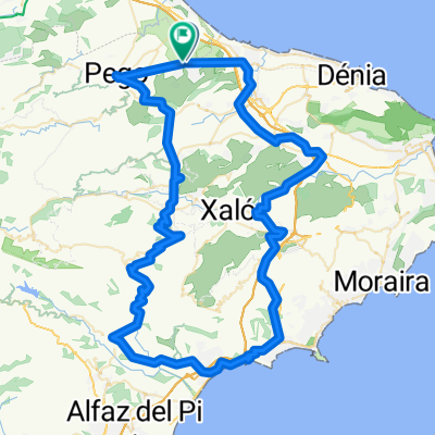 Pego - Pedreguer - Lliber - Bernia - Calpe - Callosa - Tarbena - Sagra - Pego