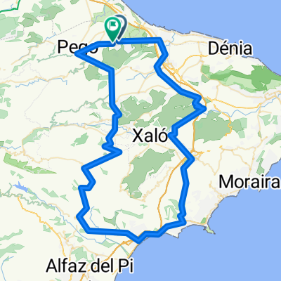 Pego - Bernia - Tarbena - Pego