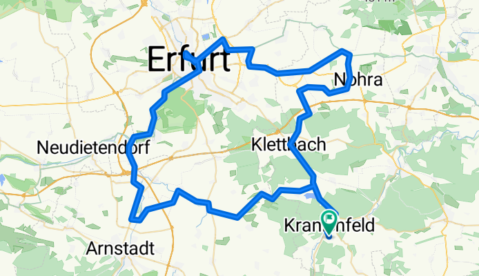 Ktown - Riechheim - Arnstadt - Erfurt - gunni - Linderbach - Hopfgarten - Isserroda - Klettbach - Ktown