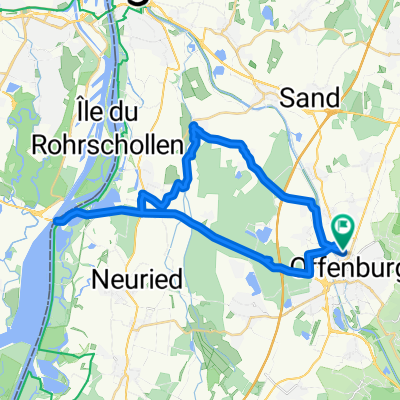 Offenburg-Kittersburg über Hesselhurst