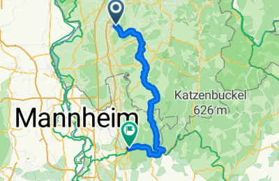 Route in der Bikemap App öffnen