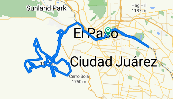 Carrera MTB Chupacabras 2015 100kms  Juarez, Mexico.