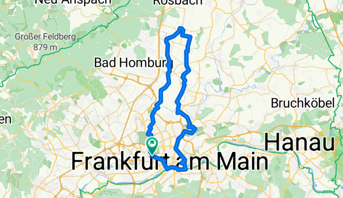 FFM Bockenheim - Friedrichsdorf - Lohrberg - EZB