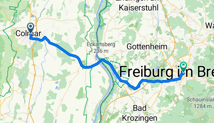 Colmar&lt;&gt;Freiburg