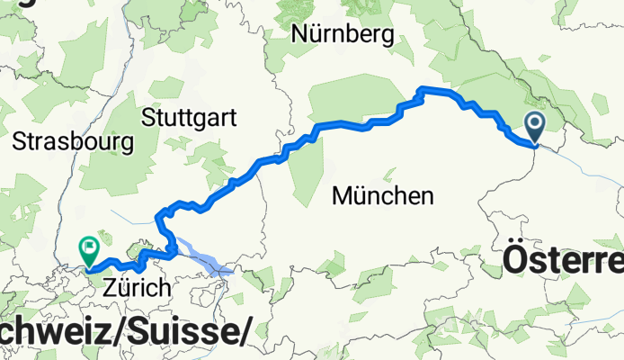 Germany-Euro Velo 6 -Passau to Bad Sackingen