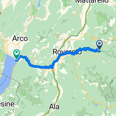 Transalp 7. Etappe Serrada Torbole