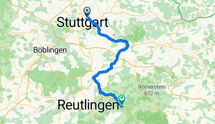 1 Stuttgart - Bad Urach