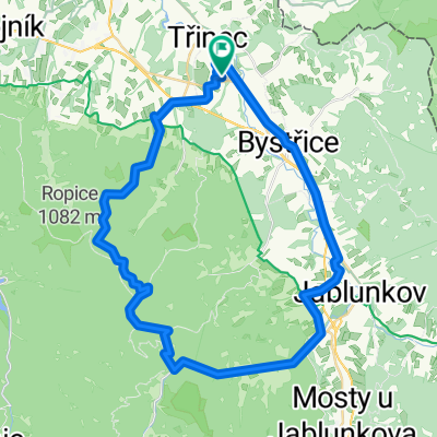 třinec, javorový, kalužný, kamenitý, lomná, bocanovice, návsí, hrádek, bystřice, vendryně, třinec