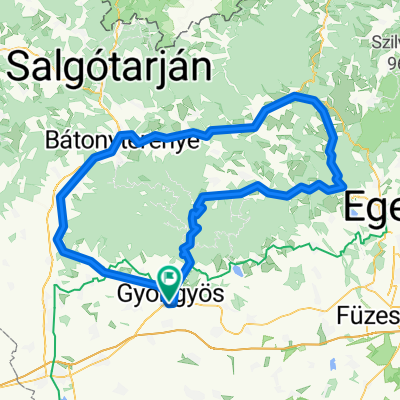 Gyöngyös-Egerbakta-Tarnalelesz-Bátonyterenye-Pásztó-Gyöngyös (2015.08.15)