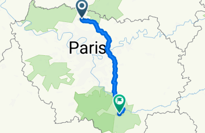 Route in der Bikemap App öffnen