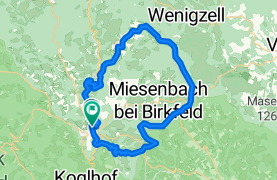 Route in der Bikemap App öffnen