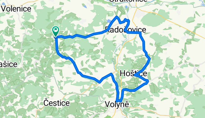 Kraselov - Radkovice - Hoštice - Sousedovice - Kraselov