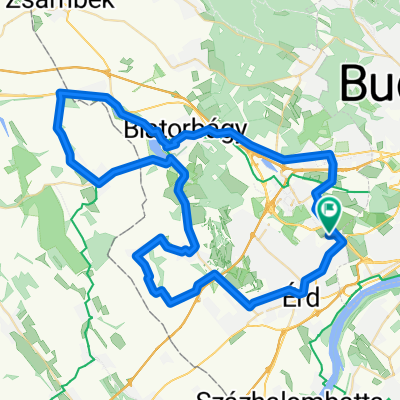 Diosd-Biatorbagy-Herceghalom-Etyek-Soskut-Pusztazamor-Erd loop