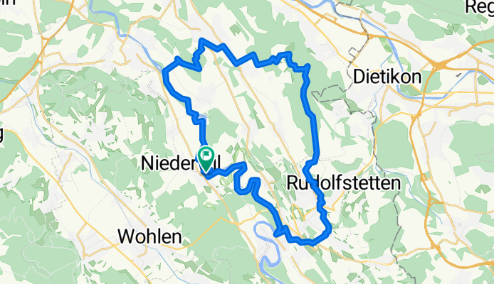 Fi-Gö, Heitersberg, Egelsee, Hasenberg, Bremgarten, Reuss