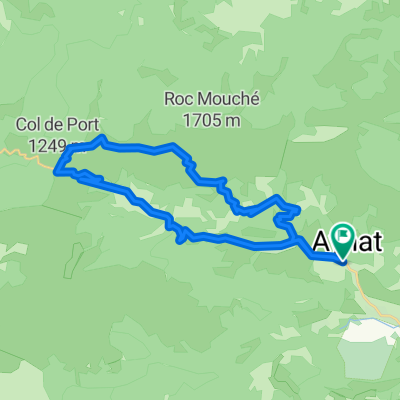 Boucle VTT col de Port - rocher de Batail