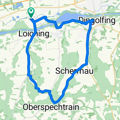 Kronwieden über Weigendorf, Schermau, Dingolfing und zurück