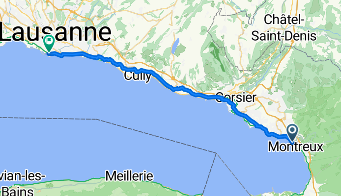 MONTREUX TO LAUSANNE
