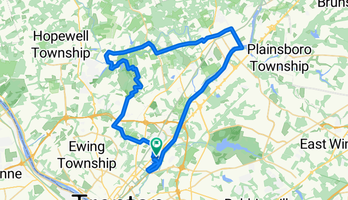 Long route that makes my legs hurt.