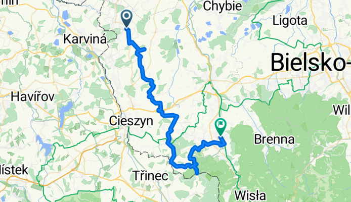 Etappe 2, 06.08.2015, Zebrzydowice - Ustron