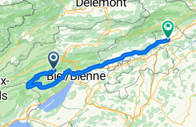 Route in der Bikemap App öffnen