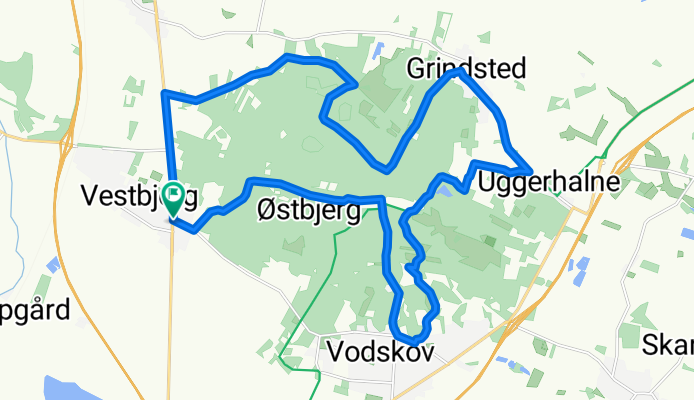 Hammer Bakker rundt, 22,5 km.