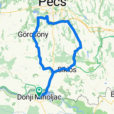 D.Miholjac - Harkany - Pellers - Pecsvarad - Ujpetre - D.Miholjac