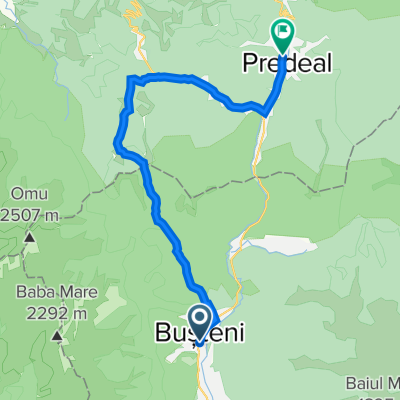 Busteni - Gura Diham - Cabana Diham - Paraul Rece - Predeal