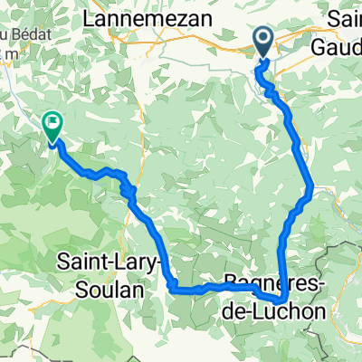 FR Montréjeau - Über Peyresourde und Aspin nach Campan
