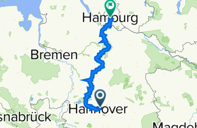 Route in der Bikemap App öffnen