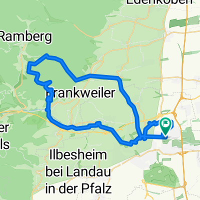 Landau - Albersweiler- NFH - Dernbacher Haus - Landauer Hütte - Landau