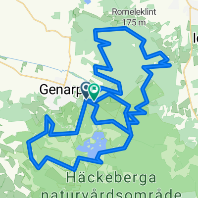 Genarp rundt 49km 827hm