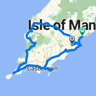 IoM Cyclist route