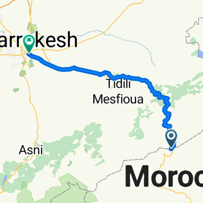 Marokko 16 - Tizi N'Tichka - Marrakesch