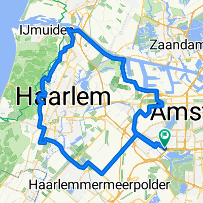 65 km A'dam IJmuiden Haarlem Hoofddorp