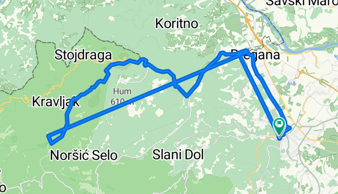 SAMOBOR-BREGANA-GRDANJCI-GABROVICA-DIVLJE VODE-EKO SELO