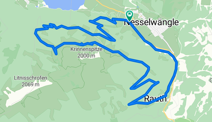 Nesselwängle - Krinnen Alm