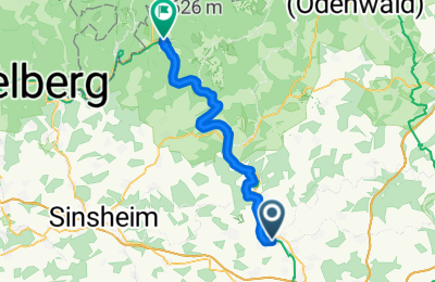 Route in der Bikemap App öffnen