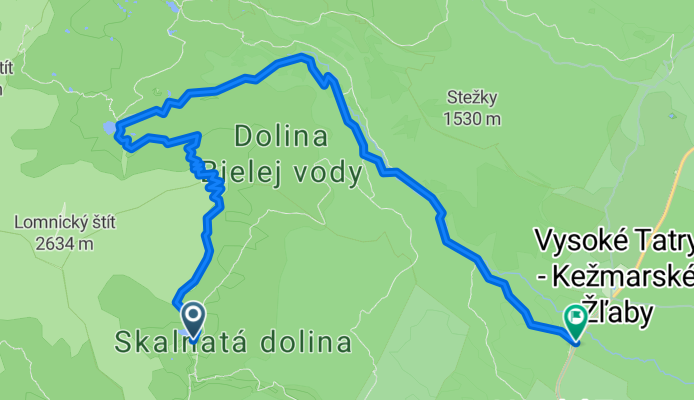 Velka Svistovka - Chalet by the Green glacier lake