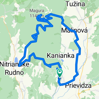 Bojnice - Nitrianske Rudno - Chvojnica -Prievidza