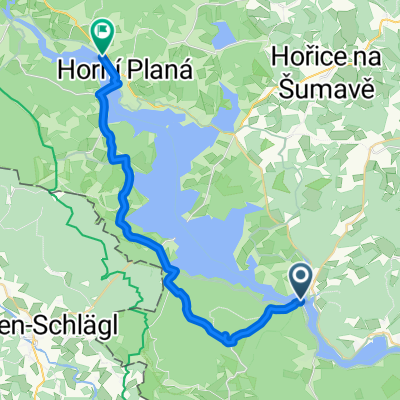 Frymburk-Vítkův hrádek-Horní Planá