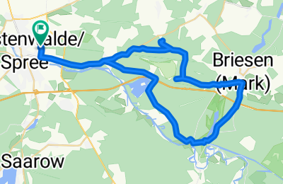 Route in der Bikemap App öffnen