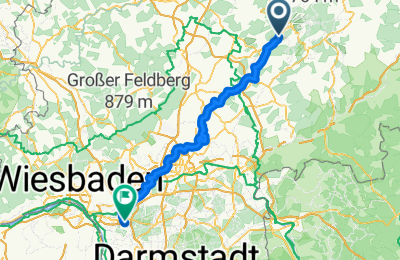 Route in der Bikemap App öffnen