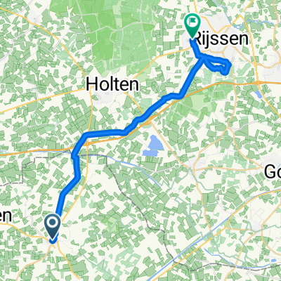 Laren naar Rijssen via Klein Schwarzwald