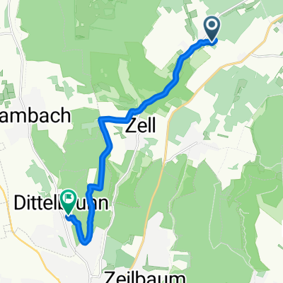Hütte Haselstaude